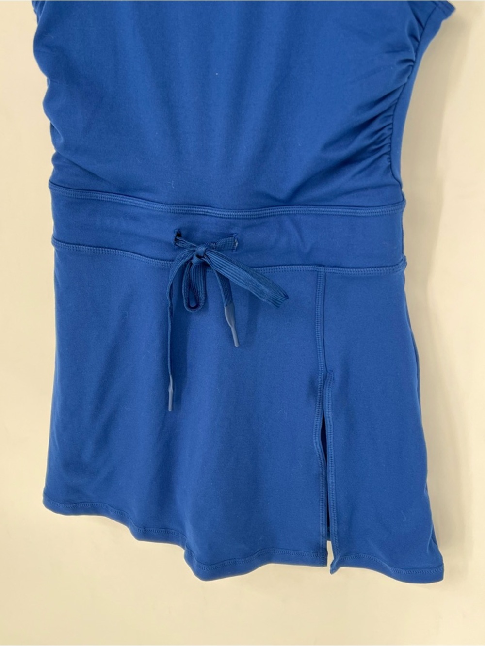 Free People Movement Easy Does It Dress Cobalt Blue cutout active spring revolve - Picture 7 of 15
